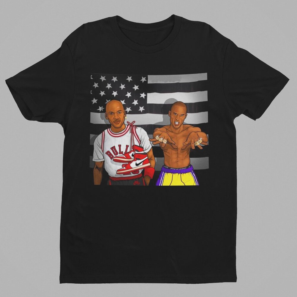 GoatKONIA MJ & KB Basketball Rap Shirt